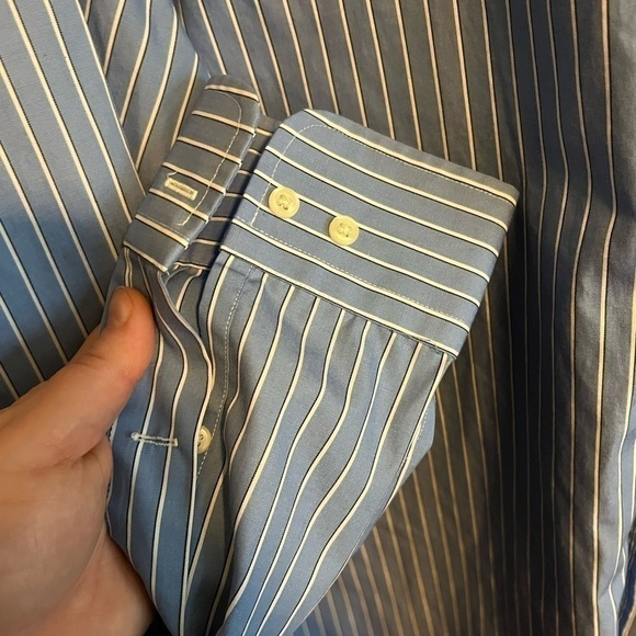 AMERICAN Living Wrinkle Free Button Down Shirt Size 17 - Picture 3 of 6